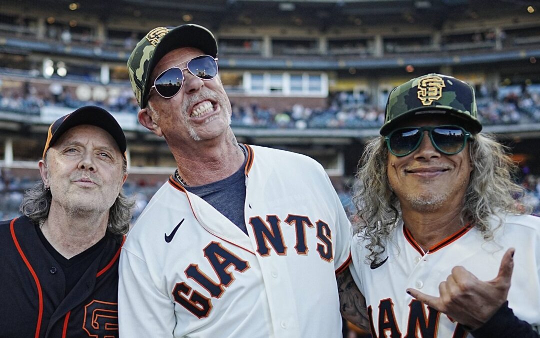 Metallica CREDIT: San Francisco Giants/Twitter