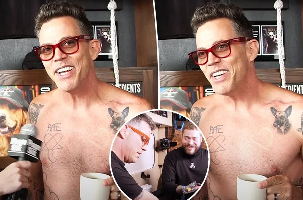 Steve-O Gets A Tattoo Of Penis On Face… Thanks To Post Malone