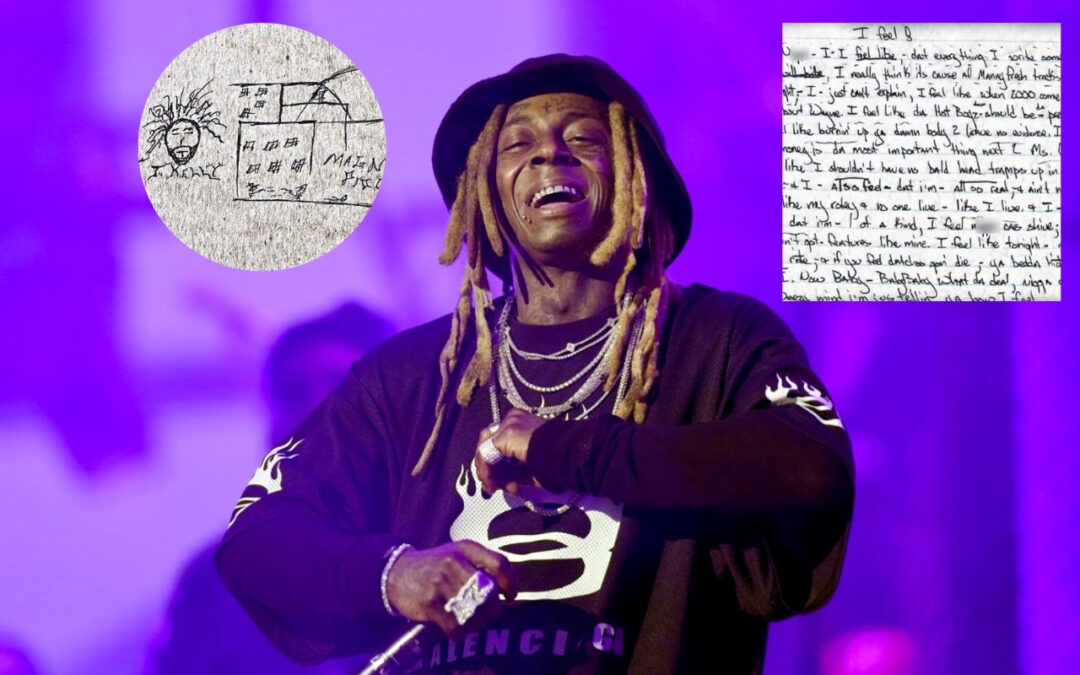 Lil Wayne’s Lyrics Notebook Is Up For Sale For $5 Million After A Legal Dispute Is Resolved