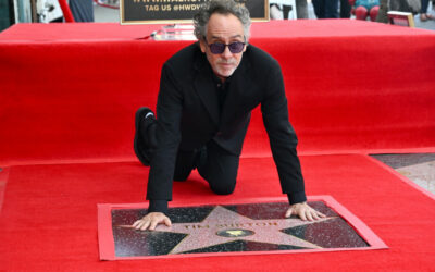 Tim Burton Is Honored With A Star On The Hollywood Walk Of Fame