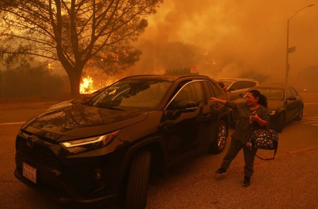 Los Angeles Wildfires Man’s Desperate Escape With Elderly Father-In-Law